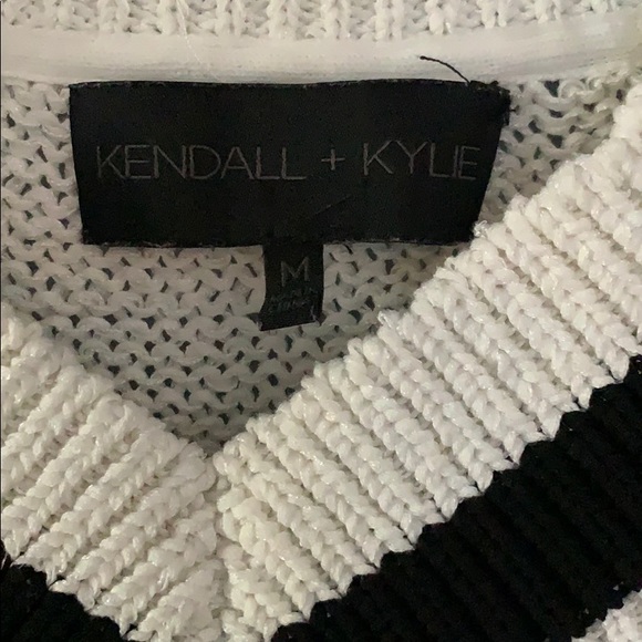 KENDALL & KYLIE oversized cotton varsity sweater - Picture 3 of 7
